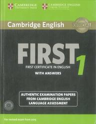 Cambridge English, First 1, With-answers, 2014