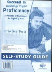 Succeed in Cambridge English, Proficiency, 8 Practice Tests, Self Study Guide, 2012