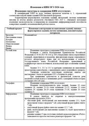 Изменения в КИМ ОГЭ 2026 года