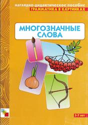 Многозначные слова, Наглядно-дидактическое пособие, 3-7 лет