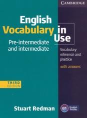 English Vocabulary in Use, pre-intermediate and intermediate, third edition, Redman S., 2011