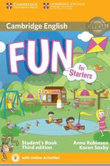 Cambridge English, fun for starters, student's book, third edition, Robinson A., Saxby K., 2015 