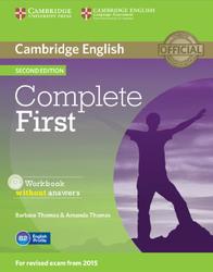 Complete First, Workbook without answers, Thomas B., Thomas A., 2014