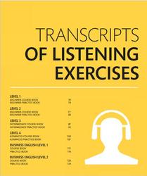English for Everyone, Transcripts of listening exercises