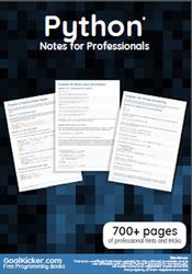 Python, Notes for Professionals