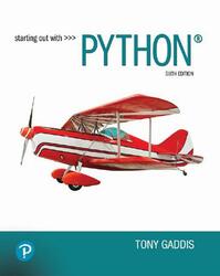 Starting Out With Python, Sixth Edition, Gaddis T., 2023