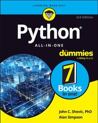 Python All in One For Dummie, Shovic J.C., Simpson A., 2024
