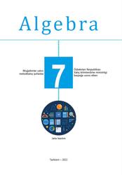 Algebra, 7 klas, Muǵallimler ushın metodikalıq qollanba, Akmalov A., Saparboyev J., 2022