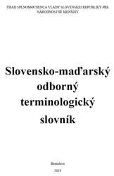 Slovensko-maďarský odborný terminologický slovník, 2019
